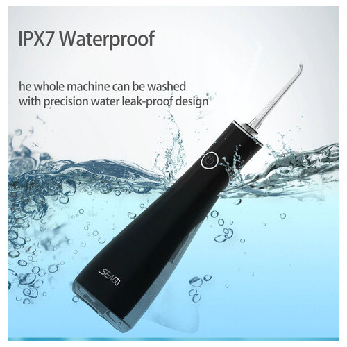Портативный ирригатор Seago SG-8001 Black фото №4