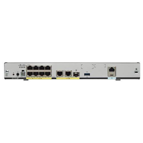 Маршрутизатор Cisco ISR 1100 8 Ports Dual GE WAN Ethernet Router (C1111-8P) фото №1