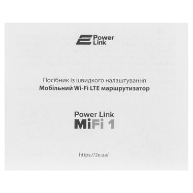 Мобільний 4G Wi-Fi маршрутизатор 2E PowerLink (MiFi 1) USB/LTE/1x2FF SIM/WiFi 2.4GHz Black (688130245326) фото №6