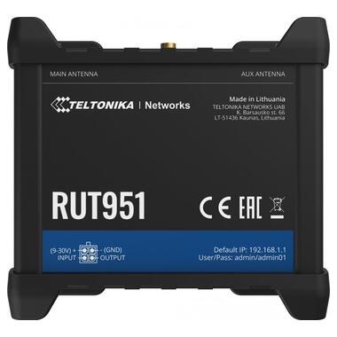 Маршрутизатор Teltonika RUT951 2G/3G/4G Router Dual-SIM (зовнішні антени) (RUT951) фото №1