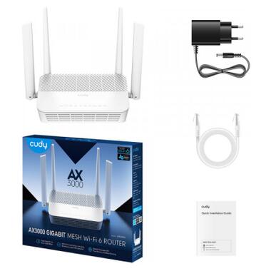 Маршрутизатор Cudy WR3000S, AX3000 Gigabit Wi-Fi 6 Mesh Router фото №3