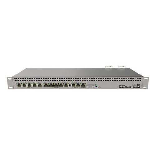 Маршрутизатор MikroTik RouterBOARD 1100AHx4 Dude Edition 13xGE, 60GBxM.2, RouterOS L6, стійка (RB1100Dx4) (RB1100Dx4) фото №1