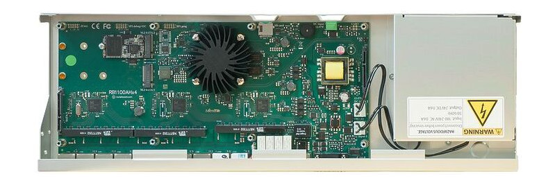 Маршрутизатор MikroTik RouterBOARD 1100AHx4 Dude Edition 13xGE, 60GBxM.2, RouterOS L6, стійка (RB1100Dx4) (RB1100Dx4) фото №4