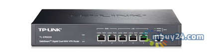 Маршрутизатор TP-Link TL-ER6020 SafeStream Gigabit Dual-WAN VPN Router фото №1