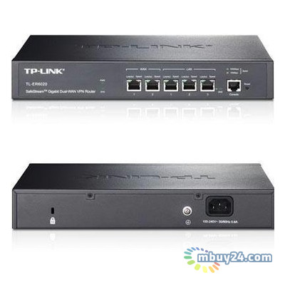 Маршрутизатор TP-Link TL-ER6020 SafeStream Gigabit Dual-WAN VPN Router фото №2