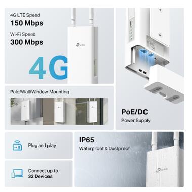 Маршрутизатор TP-Link Archer MR402-Outdoor фото №4