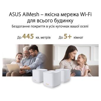 Роутер ASUS Router ZenWiFi XD4 1PK PLUS white AX1800 1xGE LAN 1x1GE WAN WPA3 OFDMA MESH (90IG07M0-MO3C00) фото №7