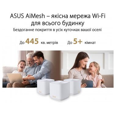 Роутер ASUS Router ZenWiFi XD4 3PK PLUS білий AX1800 1xGE LAN 1x1GE WAN WPA3 OFDMA MESH (90IG07M0-MO3C40) фото №8