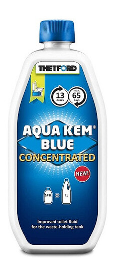 Рідина для біотуалетів Thetford Aqua Kem Blue концентрат 0.78 л (8710315025842) фото №1