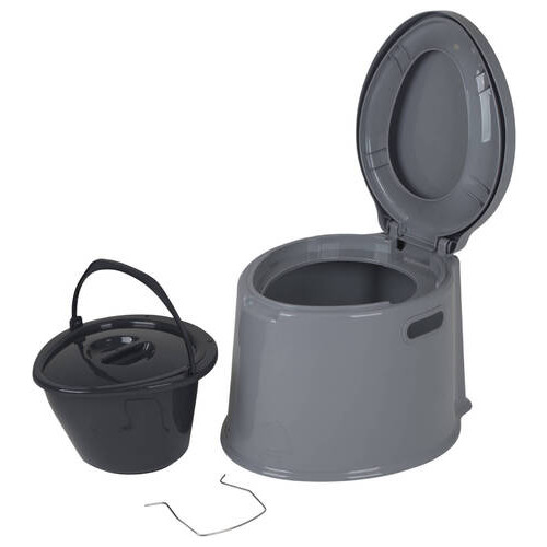 Біотуалет Bo-Camp портативний туалет 7 літрів сірий (5502800) фото №3