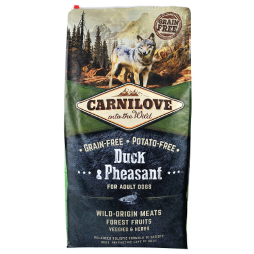 Сухий корм для собак Carnilove Adult Duck and Pheasant 12 кг (8595602508860) фото №1