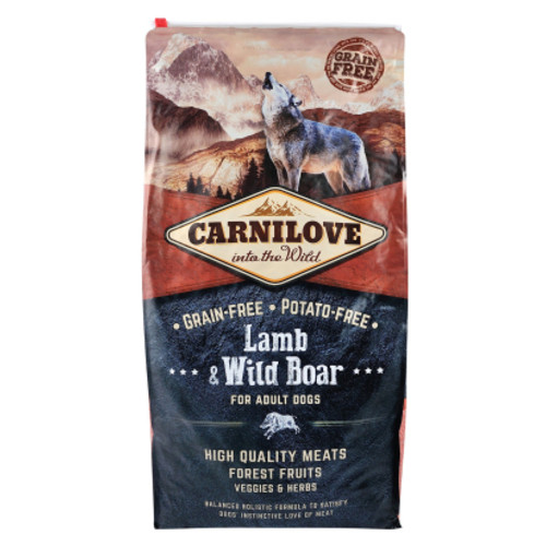 Сухий корм для собак Carnilove Adult Lamb and Wild Boar 12 кг (8595602508921) фото №1