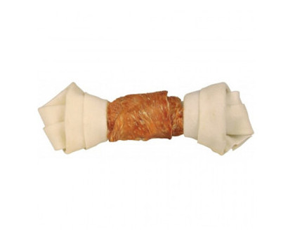 Жувальна кістка вузлами Trixie Denta Fun з курячим філе, для собак, 18 см, 120 г (140050) фото №1
