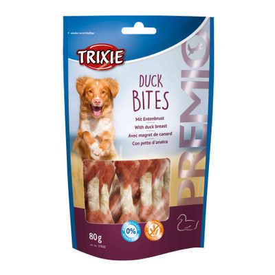 Ласощі для собак Trixie Premio Duck Bites качка 80 г (4011905315928) фото №1