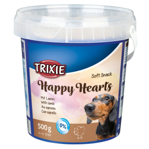 Ласощі для собак Trixie Happy Hearts 500 г (ягня) (4011905314976) фото №1