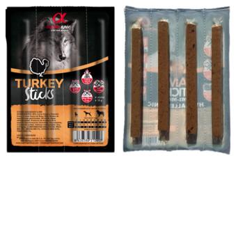 Ласощі для собак Alpha Spirit Sticks Turkey 160 г 16 шт (as5102415) фото №1