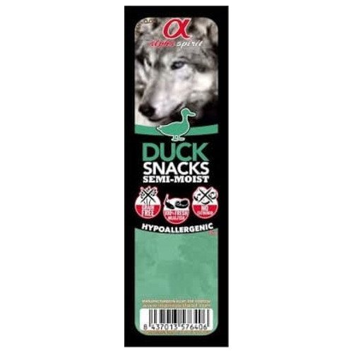 Беззернові ласощі для собак Alpha Spirit DOG Snacks Duck з качкою кубики, 35г.. (8437013576956) (as4008335) фото №1