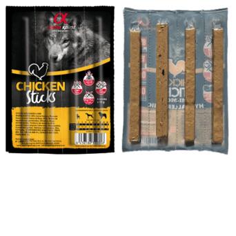 Беззернові ласощі для собак Alpha Spirit DOG Sticks Chicken з куркою, стики x16, 160г. (8437013576628) фото №1