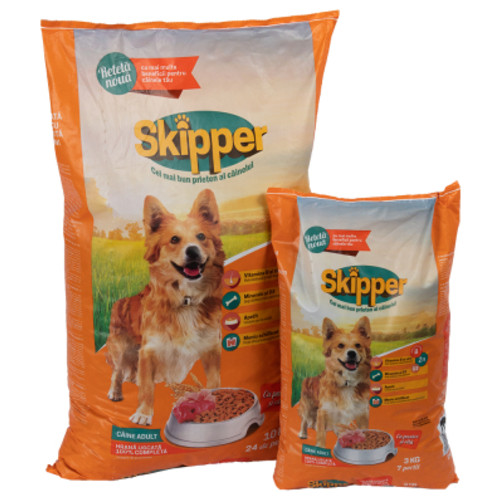 Сухий корм для собак Skipper курка та яловичина 3 кг (5948308003536) фото №7