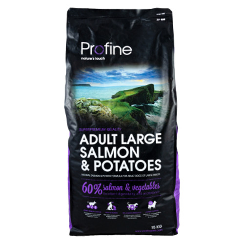 Сухий корм для собак Profine Adult Large Salmon з лососем та картоплею 15 кг (8595602517619) фото №1