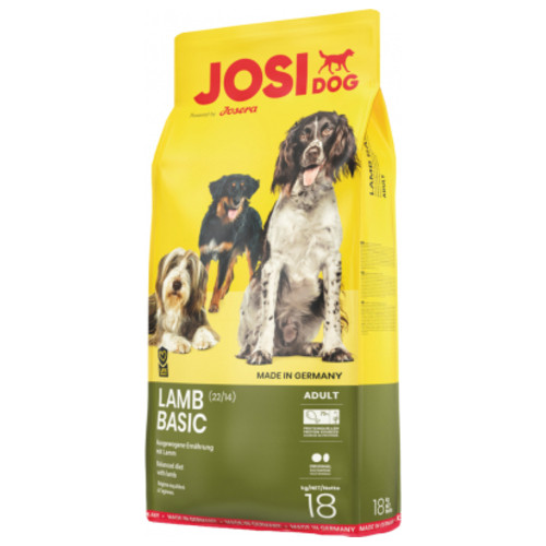 Сухий корм для собак Josera JosiDog Lamb Basic 18 кг (4032254745679) фото №1