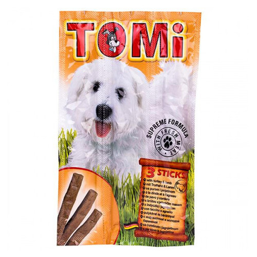 Ласощі Tomi Sticks Dog Turkey&Lamb з індичкою та ягням для собак 30 г (114930) фото №1