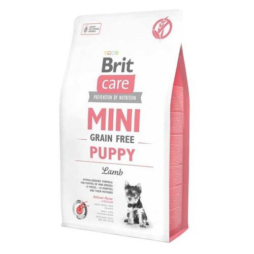 Корм для щенков малых пород Brit Care GF Mini Puppy Lamb Ягненок 7 kg (170775) фото №1
