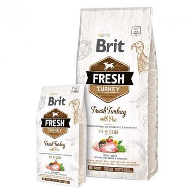 Корм Brit Fresh Turkey / Pea Light Fit Slim Adult 2,5 kg індичка, горошок для дорослих собак подарунок Курка 1111160003 фото №1