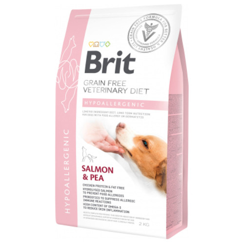 Сухий корм для собак Brit GF VetDiets Dog Hypoallergenic 2 кг (8595602528042) фото №1