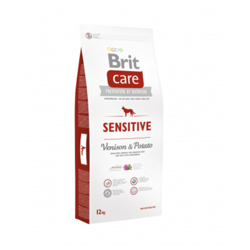 Сухий корм для собак Brit Care Sensitive Venison and Potato 12 кг (8595602510801) фото №1