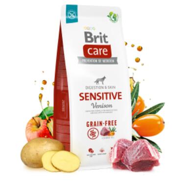 Сухий корм для собак Brit Care Dog Grain-free Sensitive беззерновий з олениною 3 кг (8595602559145) фото №2