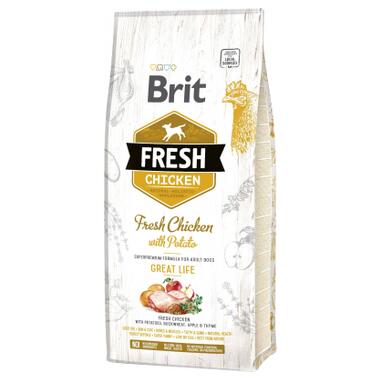 Сухий корм для собак Brit Fresh Chicken/Potato Adult 12 кг (8595602530731) фото №1