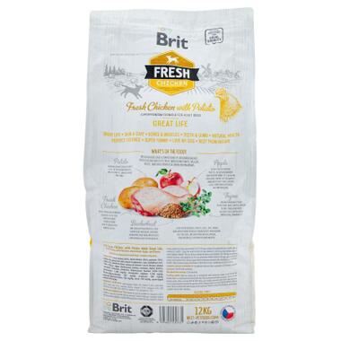 Сухий корм для собак Brit Fresh Chicken/Potato Adult 12 кг (8595602530731) фото №2