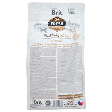 Сухий корм для собак Brit Fresh Turkey/Pea Light Fit and Slim Adult 2.5 кг (8595602530809) фото №2