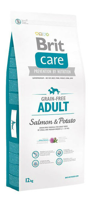 Корм для собак Brit Care GF Adult Salmon & Potato 12кг фото №1
