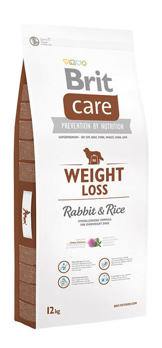 Корм для собак Brit Care Weight Loss Rabbit & Rice 12кг фото №1