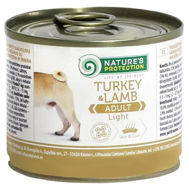 Консерви для собак Nature's Protection Adult Light Turkey&Lamb 200 г (KIK24519) фото №1