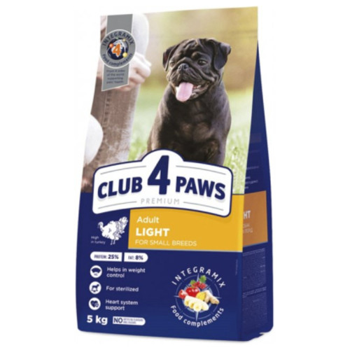 Сухий корм для собак Club 4 Paws Преміум. Контроль ваги з індичкою для малих порід 5 кг (4820215367851) фото №1