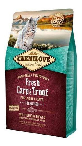 Корм для котов Carnilove Cat Fresh Carp & Trout Sterilised 2 кг (170877/7441) фото №1