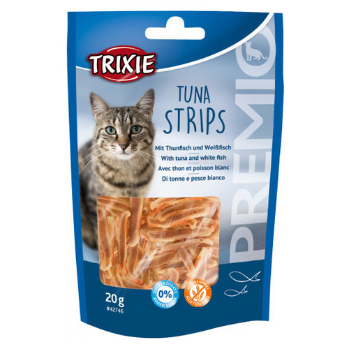 Ласощі Trixie Tuna Strips для кішок 20 г (139493) фото №1