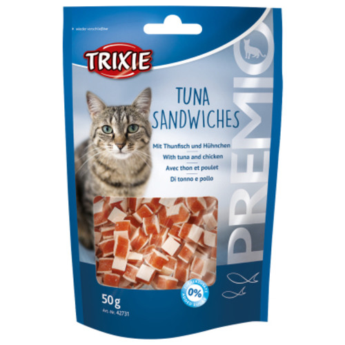 Ласощі для котів Trixie Premio Tuna Sandwiches тунець 50 г (4011905427317) фото №1