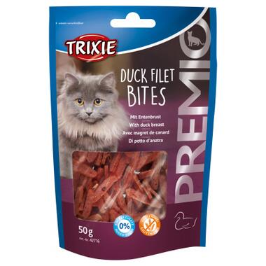 Ласощі для котів Trixie Premio Duck Filet Bites філе качки сушене 50 г (4011905427164) фото №1
