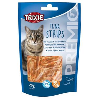 Ласощі для котів Trixie Premio Tuna Strips смужки тунця 20 г (4011905427461) фото №1