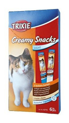 Лакомство для кошек Trixie Creamy Snacks 6х15 г фото №1