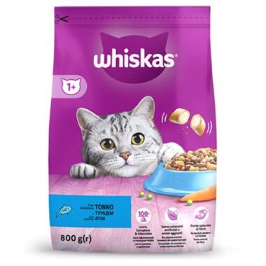 Сухий корм для кішок Whiskas з тунцем 800 г (5900951305269) фото №1