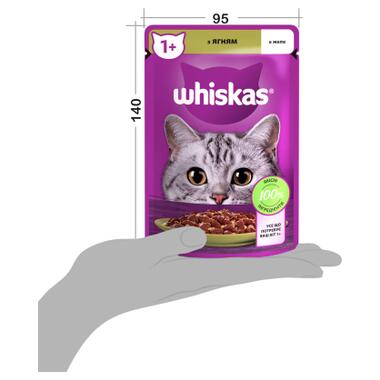 Вологий корм для кішок Whiskas Ягня в желе 85 г (5900951302176) фото №9