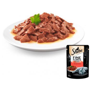 Вологий корм для кішок Sheba cig POU з яловичиною в соусі 85 г (4770608261672) фото №3
