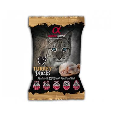 Ласощі для кішок AS CAT Snacks Turkey (н/в ласощі з індички, кубики) 50г. (8436586310073) (as8002350) фото №1