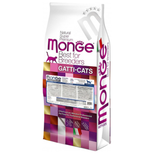 Сухий корм для кішок Monge Cat Urinary зі смаком лосося та рису 10 кг (8009470004916) фото №1