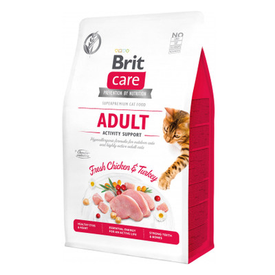 Сухий корм для кішок Brit Care Cat GF Adult Activity Support 400 г (8595602540839) фото №1